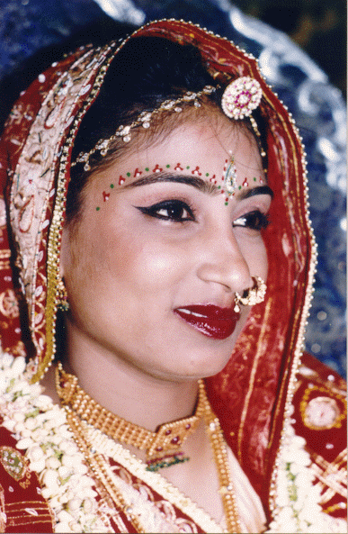 Shalini as the Bride